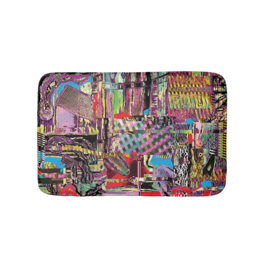 Bath Mat – Urban Fractals バスマット (正面)