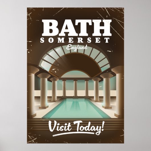 Bath Somerset England旅行ポスター ポスター (正面)