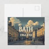 Bath – Timeless Elegance & Roman Heritage ポストカード (正面/裏面)