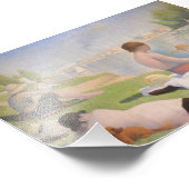 Bather at Asnieres by Georges Seurat フォトプリント (角)