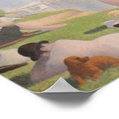 Bather at Asnieres by Georges Seurat ポスター (角)