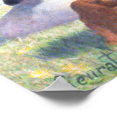 Bather at Asnieres, Georges Seurat ポスター (角)