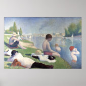 Bather at Asnieres, Georges Seurat ポスター (正面)