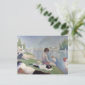 Bathers at Asnieres by Georges Seurat Postcard ポストカード (スタンド正面)