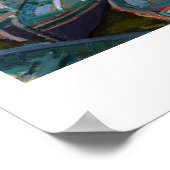 Bathers at La Grenouillere Claude Monet ポスター (角)