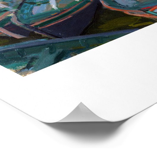 Bathers at La Grenouillere Claude Monet ポスター (角)