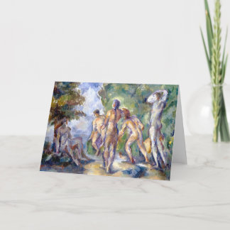 Bathers Fine Art Greetings Card カード