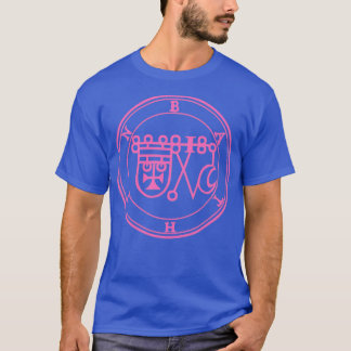 Bathin Sigilはハーブの美徳を知っているピンク Tシャツ