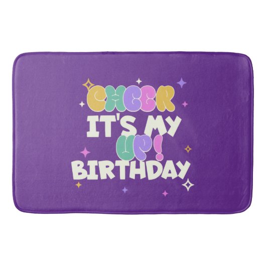 BATHROOM BIRTHDAY CHEER UP BATH MAT  バスマット (正面)