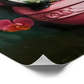 Bathroom French Bulldog Toilet Print, Bathroom Wal ポスター (角)