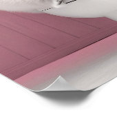 Bathroom Polar Bear Print Polar Bear on Toilet Fun ポスター (角)