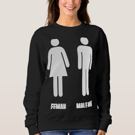 Bathroom Sign   Engrish Bad Translation スウェットシャツ (正面)