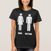 Bathroom Sign   Engrish Bad Translation Tシャツ (正面)