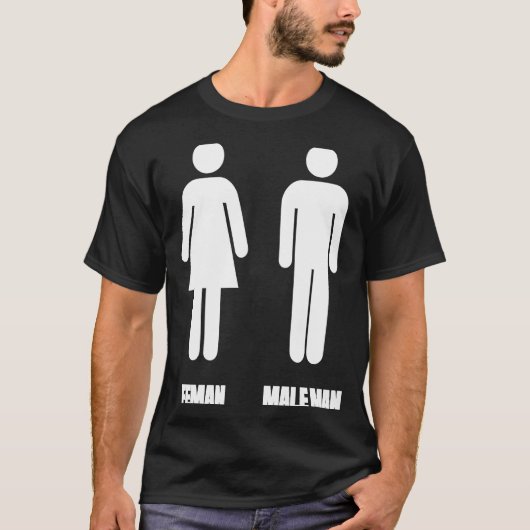 Bathroom Sign   Engrish Bad Translation Tシャツ (正面)