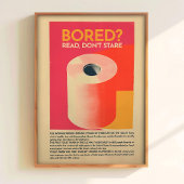 Bathroom Wall Art Retro Toilet Art Prints Funny Ba ポスター