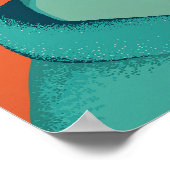 Bathroom Wall Art Swimming Print Sheep Toilet Art  ポスター (角)