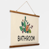 BATHROOM Wall Tapestry 吊り下げ型タペストリー (傾斜あり)