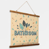 BATHROOM Wall Tapestry 吊り下げ型タペストリー (傾斜あり)