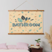 BATHROOM Wall Tapestry 吊り下げ型タペストリー (寝室)