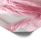 Bathroom White Cat in Bathtub Print, Funny Poster, ポスター (角)