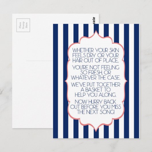 BathroomSign.jpg ポストカード (正面/裏面)