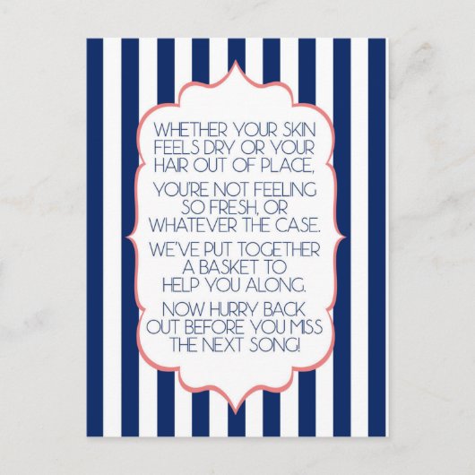 BathroomSign.jpg ポストカード (正面)