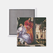 Bathsheba Bassing, c.1575 (キャンバス上の油) マグネット (正面/裏面)