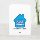 Bathtime Bearグリーティングカード カード (裏面)