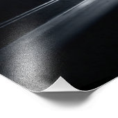 Bathtub in a dark room with ambient lighting フォトプリント (角)
