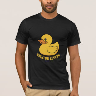 Bathtub Legend – Minimalist Rubber Duck Streetwear Tシャツ