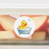 Bathtub Rubber Duck with Bubbles ラベル (貼付)