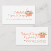 Bathtub Soap Bubble Orange 名刺 (正面/裏面)