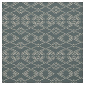 Batik boho black ikat monochrome geometric  ファブリック (見本)