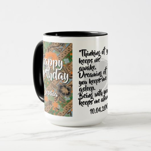 Batik Combo Mug CM01-01 Aries マグカップ (正面左)