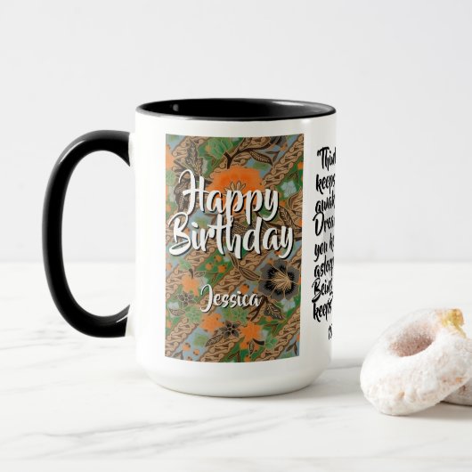 Batik Combo Mug CM01-01 Aries マグカップ (ドーナツ付き)