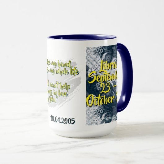 Batik Combo Mug CM07-01 Libra マグカップ (正面右)