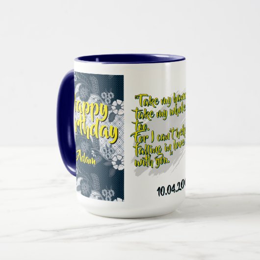 Batik Combo Mug CM07-01 Libra マグカップ (正面左)