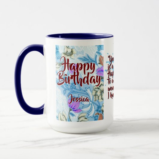 Batik Combo Mug CM12-01 Pisces マグカップ (左)