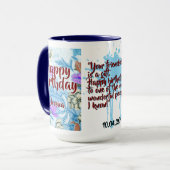 Batik Combo Mug CM12-01 Pisces マグカップ (正面左)