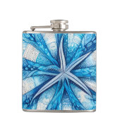 Batik Starfish Sand Dollar Blue Shells Beach フラスク (正面)