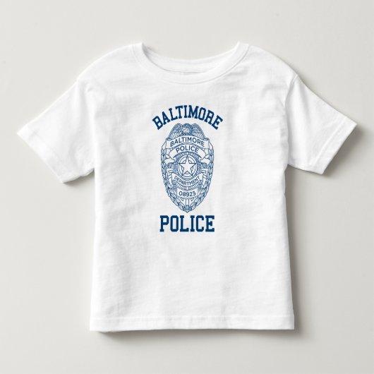 Batimoreの警察メリーランド トドラーTシャツ (正面)