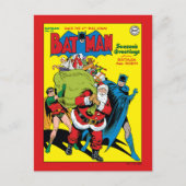 BatmanとRobinからのシーズンの挨拶 シーズンポストカード (正面)