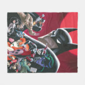 Batman Adventures Dangerous Dames & Demons フリースブランケット (正面(横))