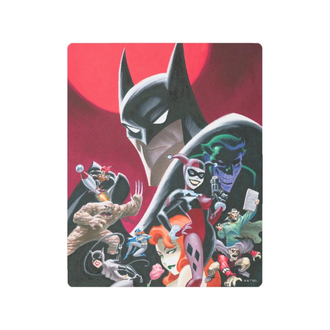 Batman Adventures Dangerous Dames & Demons メタルプリント (正面)