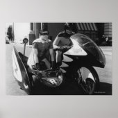 Batman and Robin in Batcycle ポスター (正面)