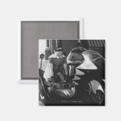 Batman and Robin in Batcycle マグネット (正面/裏面)