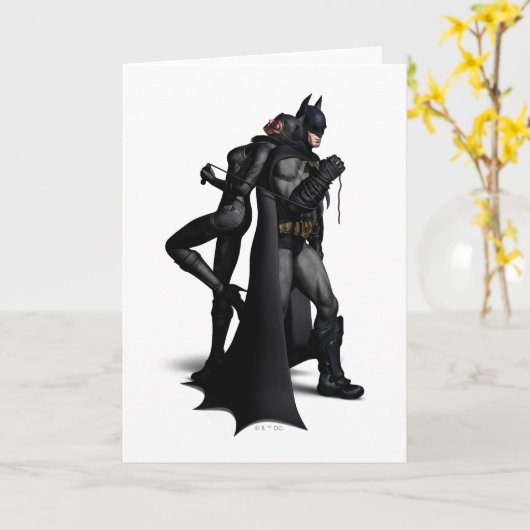 Batman Arkham City | Batman and Catwoman カード (黄色い花)