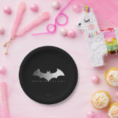 Batman Arkham Knightピクセルロゴ ペーパープレート (パーティー)