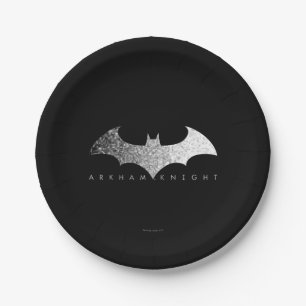Batman Arkham Knightピクセルロゴ ペーパープレート