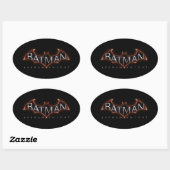 Batman Arkham Knight Logo 楕円形シール (シート)